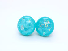 One-of-a-kind handmade glass studs (11mm)