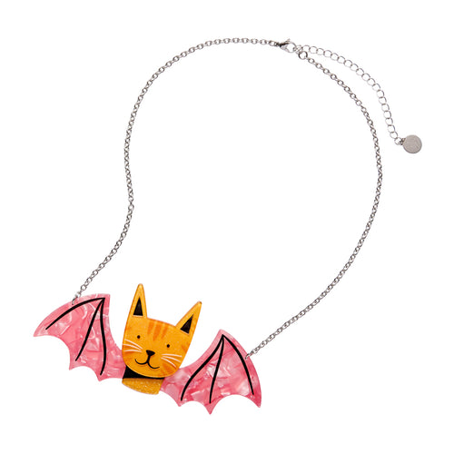 Erstwilder - Winged Kitty Necklace