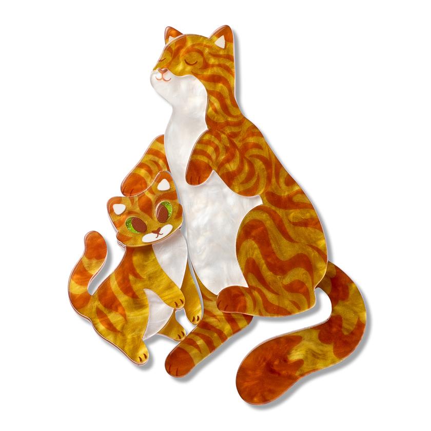 Erstwilder – Purrfect Harmony Brooch Pair