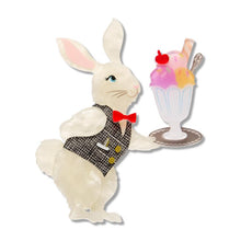 Erstwilder - Rabbit Waiter Brooch