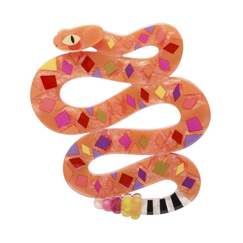 Erstwilder x Pete Cromer – The Rowdy Rattlesnake Brooch