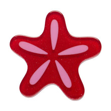 Erstwilder - Red Starfish Simplified Mini Brooch