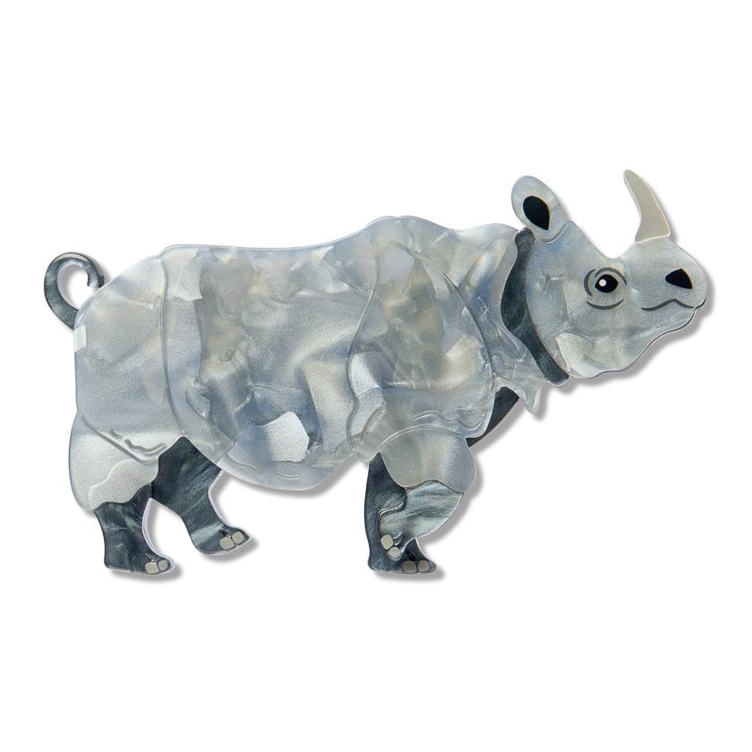 Erstwilder - Javan Rhino Brooch