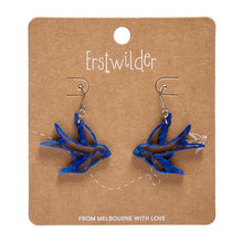 Erstwilder - Swallow Drop Earrings – Blue