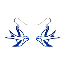Erstwilder - Swallow Drop Earrings – Blue