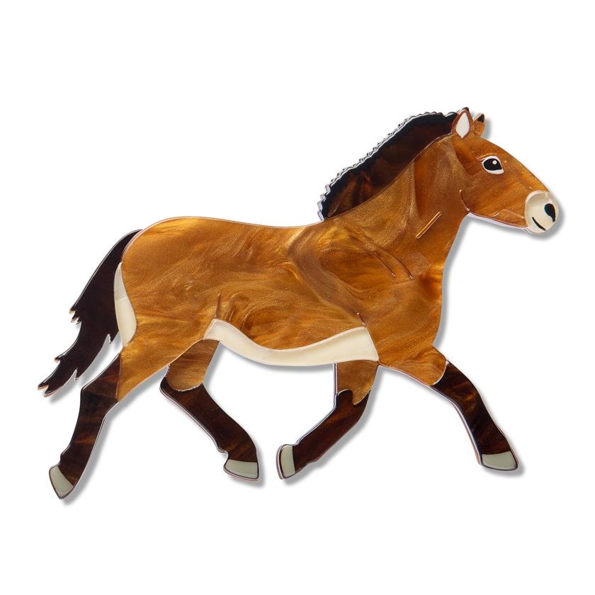 Erstwilder - Takhi Wild Horse Brooch