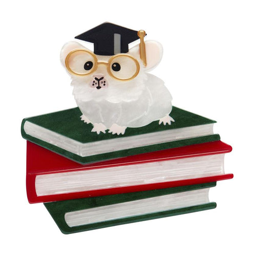 Erstwilder x Lucia Heffernan - The Valedictorian Mouse Brooch