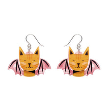 Erstwilder - Winged Kitty Drop Earrings