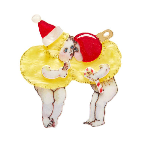 Erstwilder – Christmas Kisses Brooch