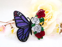 Vera Chan - Artist collaboration - Stained glass butterfly brooch (Purple)