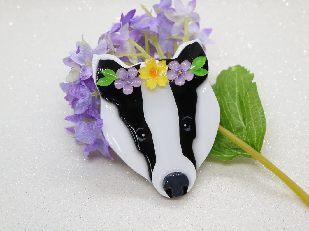 Vera Chan artist collaboration (Pre Order only) - Bronte the Badger brooch