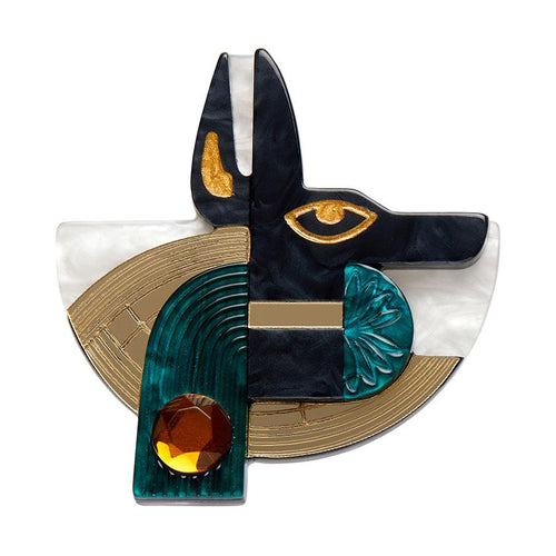 Erstwilder - Master of Secrets Anubis Brooch