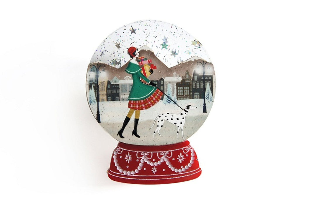 LaliBlue - Snow Globe Brooch – Chrismas Shopping