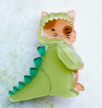 Vera Chan - Original Dino Cat acrylic brooch (2018)