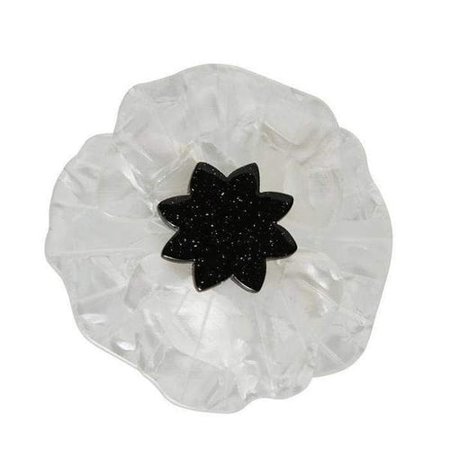 Erstwilder - POPPY FIELD BROOCH (White)