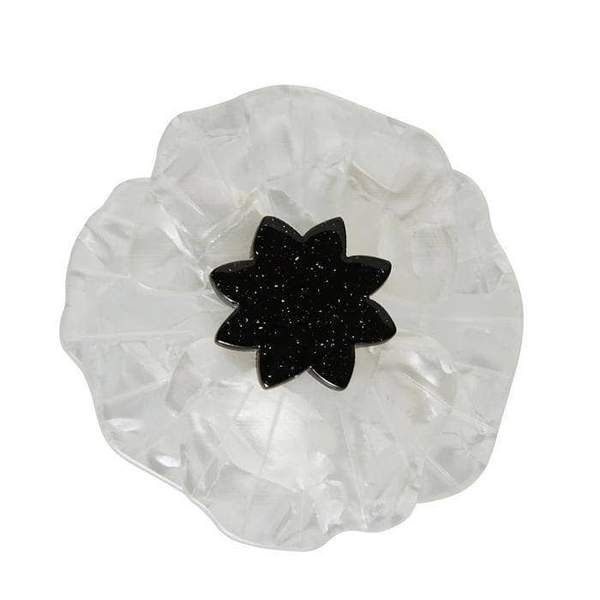 Erstwilder - POPPY FIELD BROOCH (White)