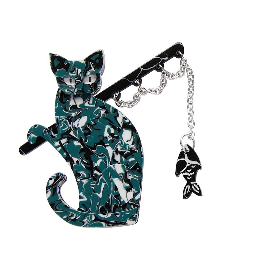Erstwilder – 10th Birthday Edition - The Famous Fishing Cat Brooch