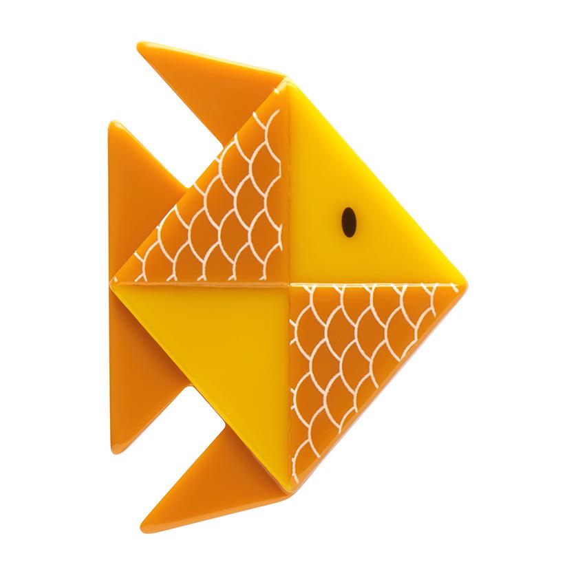 Erstwilder - The Memorable Goldfish Brooch