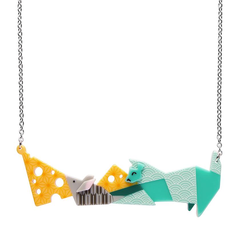 Erstwilder - Cat and Mouse Necklace