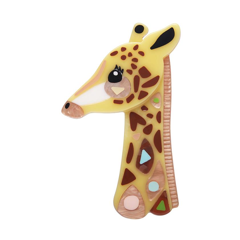 Erstwilder x Pete Cromer - The Genteel Giraffe Brooch