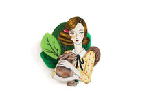 LaliBlue - Girl with Bunny Brooch