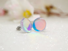 Vera Chan - Gumdrop studs (Holographic silver)