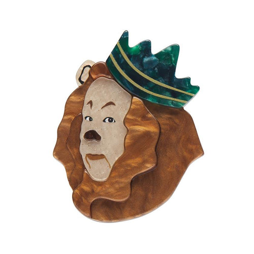 Erstwilder - Cowardly Lion Brooch