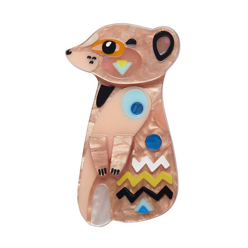 Erstwilder x Pete Cromer - The Masterful Meerkat Brooch