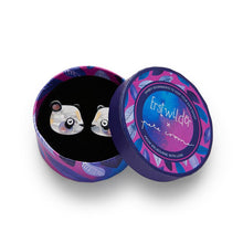 Erstwilder x Pete Cromer - The Patient Panda Earrings