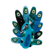 Erstwilder x Pete Cromer - The Picturesque Peacock Brooch