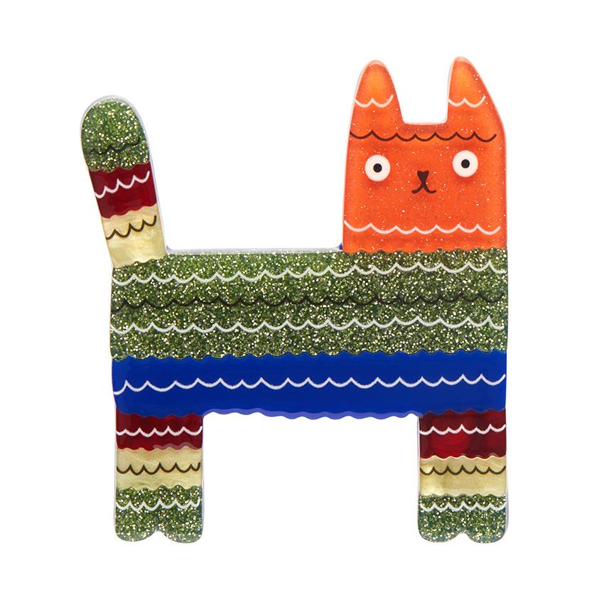 Erstwilder x Terry Runyan - Piñata Cat Brooch