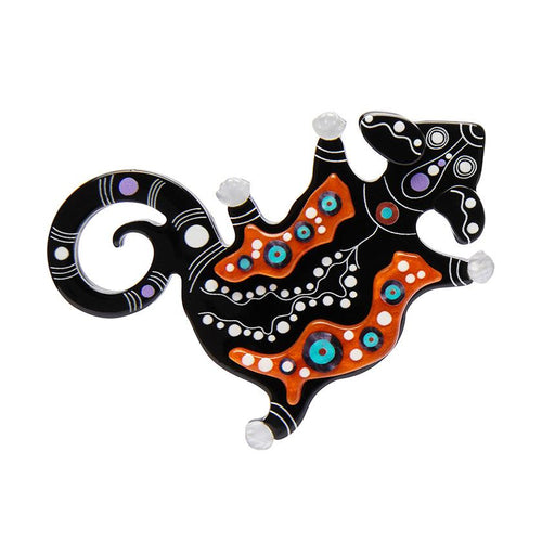 Erstwilder x Art by Melanie Hava - The Possum 'Midin' Brooch