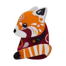 Erstwilder x Pete Cromer - The Rakish Red Panda Brooch