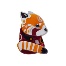 Erstwilder x Pete Cromer - The Rakish Red Panda Mini Brooch