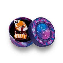Erstwilder x Pete Cromer - The Rakish Red Panda Mini Brooch
