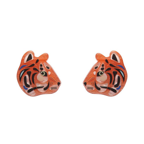 Erstwilder x Pete Cromer - The Tranquil Tiger Earrings