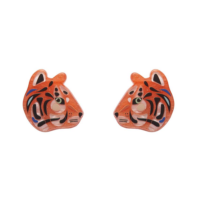 Erstwilder x Pete Cromer - The Tranquil Tiger Earrings
