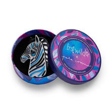 Erstwilder x Pete Cromer - The Zealous Zebra Brooch