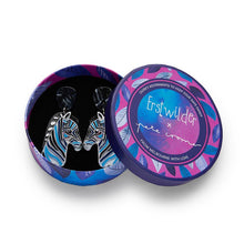 Erstwilder x Pete Cromer - The Zealous Zebra Earrings