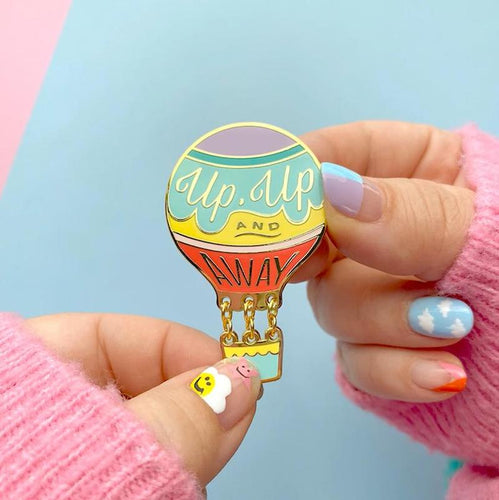 Erstwilder x Liz Harry - UP, UP AND AWAY ENAMEL PIN