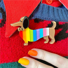 Erstwilder - Spiffy the Supportive Dog Brooch